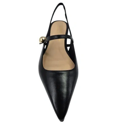 Madison Maison Binta Flat Slingback In Black