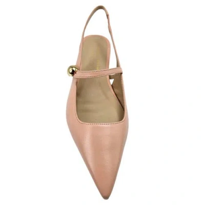 Madison Maison Binta Flat Slingback In Pink