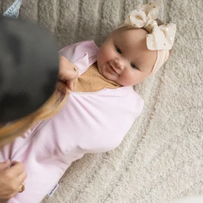 Tiny Twinkle Supersoft Micro-fleece Sleep Sack With Swaddle Transition In Pink