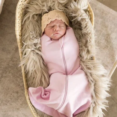 Tiny Twinkle Supersoft Micro-fleece Sleep Sack With Swaddle Transition In Pink