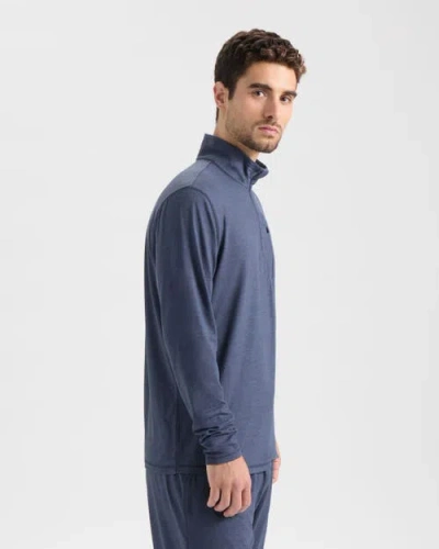 Salt Life Stamina Zip Mock Neck Pullover In Multi