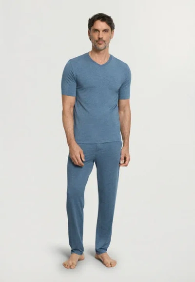 Hanro Casuals Drawstring Pants In Blue