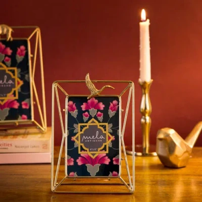 Mela Artisans Serenity Crane Frame In Multi