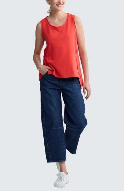 Luukaa Lennon Structured Denim Pants In Blue