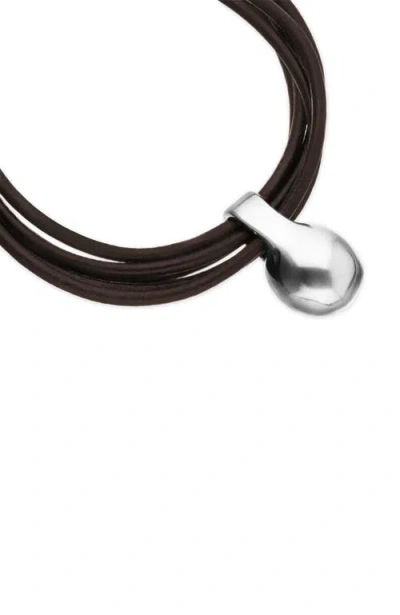 Unode50 Leather Strap With Sterling Silver-plated Dial In Green