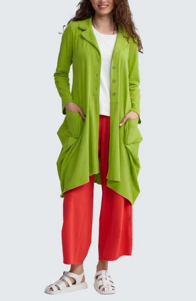 Luukaa Liora Voluminous Jersey Jacket In Multi
