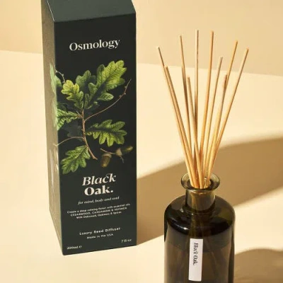 Osmology Black Oak Reed Diffuser In Black