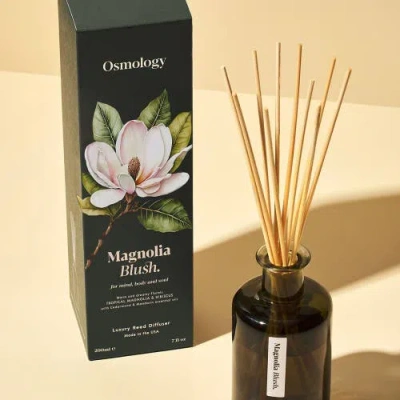 Osmology Magnolia Blush Reed Diffuser In Black