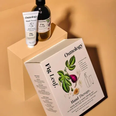 Osmology Fig Leaf Amber Hand Therapy Kit In Multi