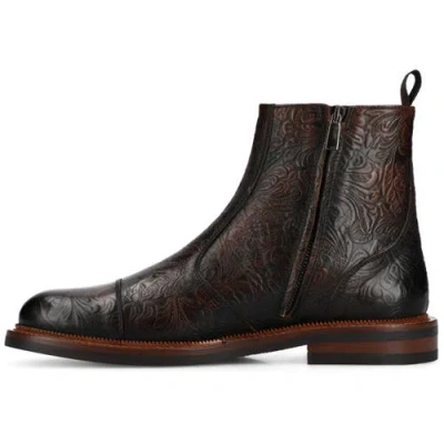 Taft Lewis Side-zip Boot In Brown