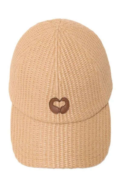 Maje Natural-texture Cap In Neutral