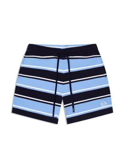 Sergio Tacchini Strisce Stripe Short In Blue
