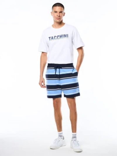 Sergio Tacchini Strisce Stripe Short In Blue