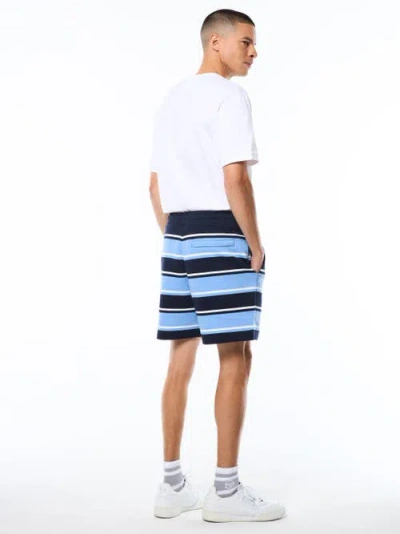 Sergio Tacchini Strisce Stripe Short In Blue