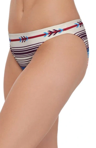 Stevie Cheeky Basic Hipster Bikini Bottom In Multi
