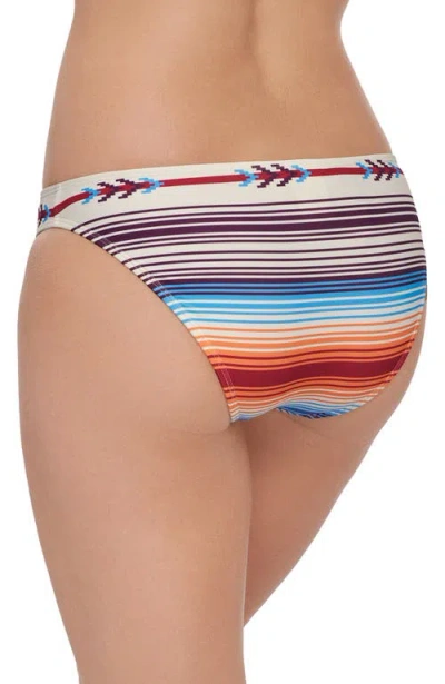 Stevie Cheeky Basic Hipster Bikini Bottom In Multi