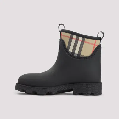 Burberry Women Marsh Stamp Rubber Ankle Boots In Multi