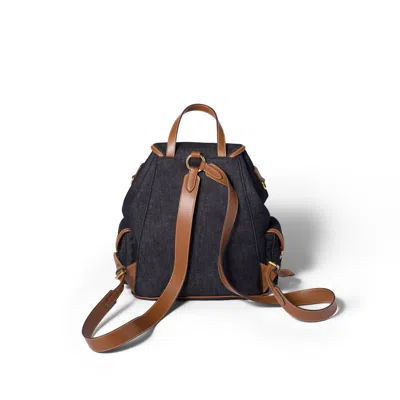 Miu Miu Denim Backpack In Multi