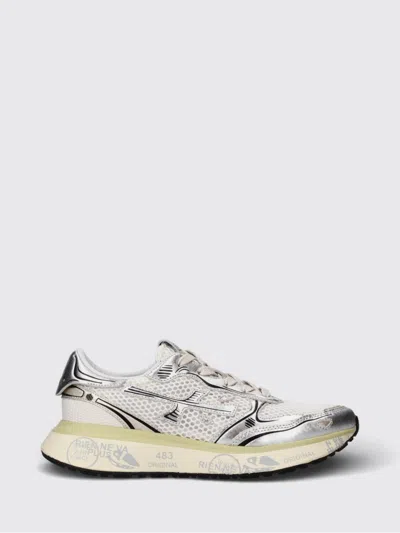 Premiata Silver Sneakers In Silver