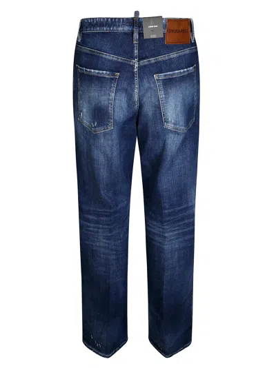 Dsquared2 Men's Multi-pocket Trousers In Blue