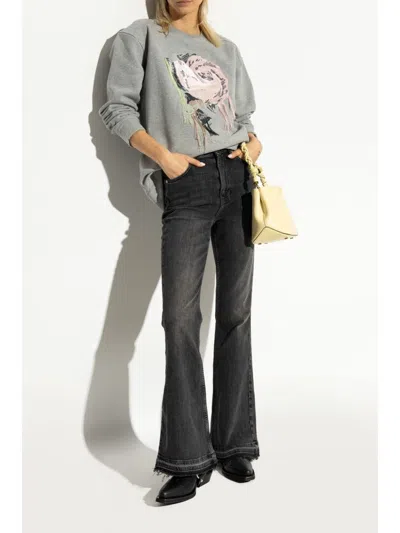 Ganni Western Fitted Chelsea Boots For Women In Black