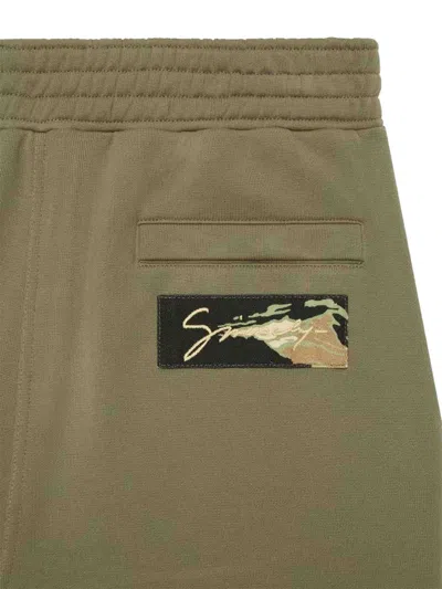 Givenchy Camouflage Patch Sweatpants In Green