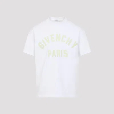 Givenchy Classic Cotton T-shirt With Tonal Logo For Men In White