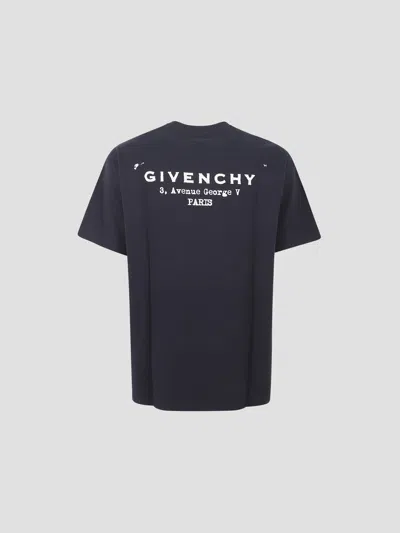 Givenchy Classic Graphic Tee In Blue