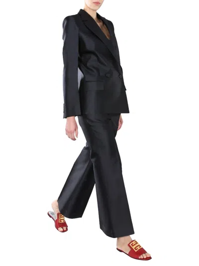 Givenchy Double-breasted Mini Jacket In Blue