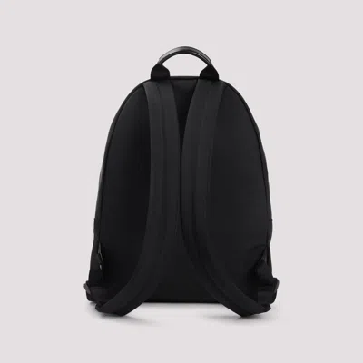 Givenchy Black Backpack With Adjustable Shoulder Straps And Logo On Front In Tech Fabric Man In Black