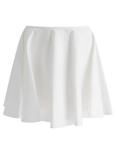 Givenchy Flared Mini Skirt In White