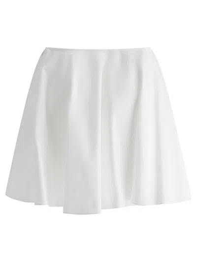 Givenchy Flared Mini Skirt In White
