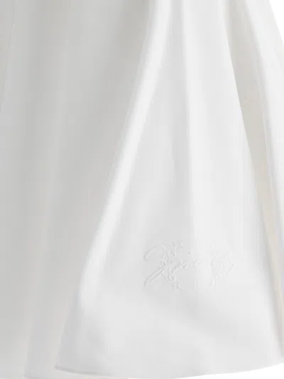 Givenchy Flared Mini Skirt In White