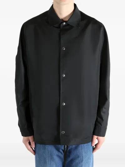 Givenchy Relaxed Fit Jacket Drawstring Hem In Black