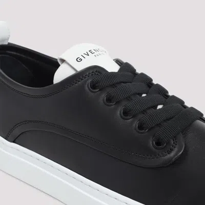 Givenchy New City Leather Low Sneakers Shoes In Black