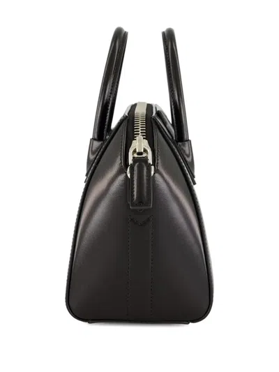 Givenchy Mini Leather Handbag With Adjustable Strap In Black