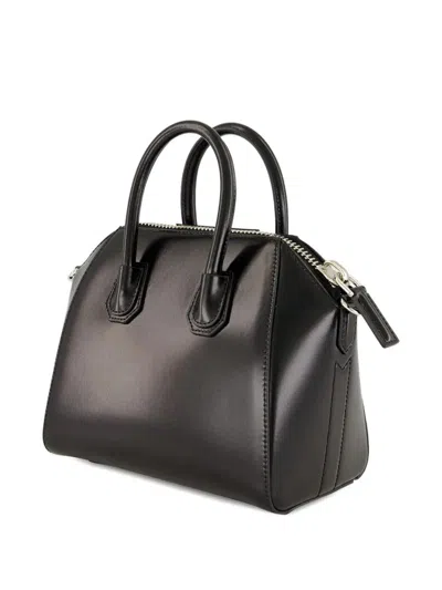 Givenchy Mini Leather Handbag With Adjustable Strap In Black