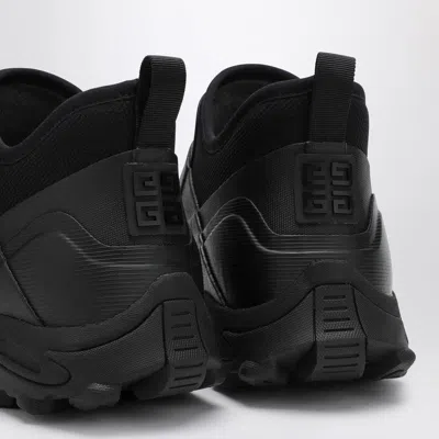 Givenchy Black Bogs Rubber Chelsea Boots In Black