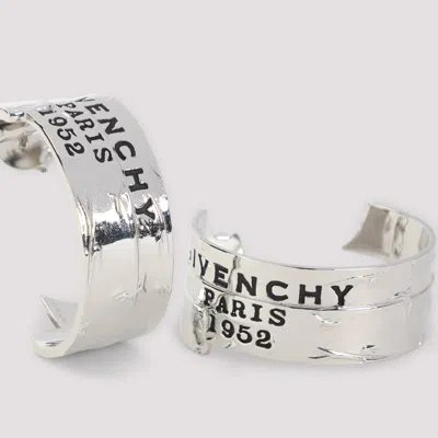 Givenchy Statement Tape Earrings In Metallic