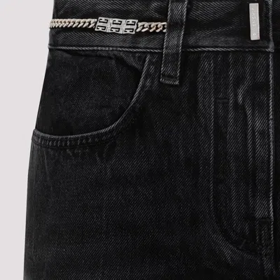 Givenchy Bootcut Jeans With Chain-link Detailing In Black