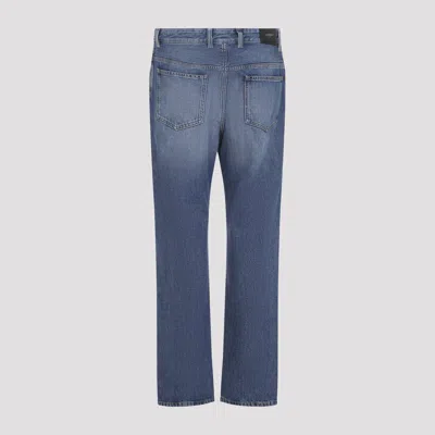 Givenchy Visible Stitching Flared Trousers In Blue