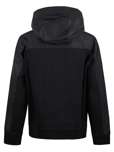Givenchy Black Cotton Hoodies Windbreaker In Black