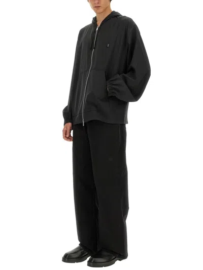 Givenchy Zip Sweatshirt. In Black