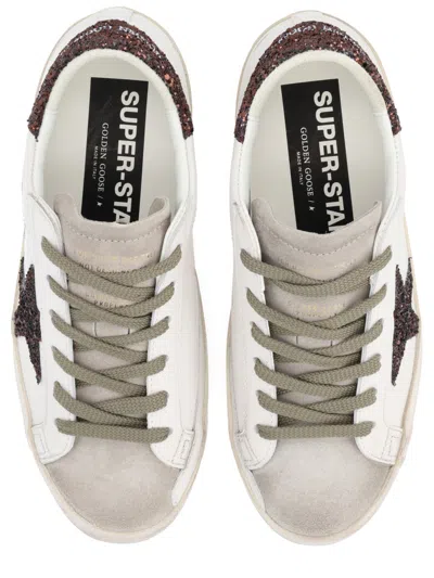 Golden Goose Deluxe Brand Women Super Star Leather Sneakers In Neutral