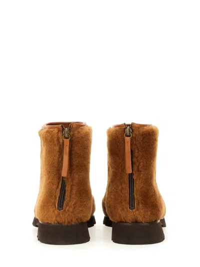 Hereu Boot With Zipper Armenta In Brown