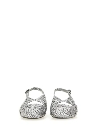 Hereu Slingback Sandal In Silver