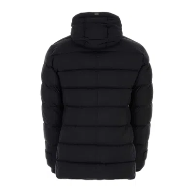 Herno Lightweight Medium Weight Down Jacket In Black