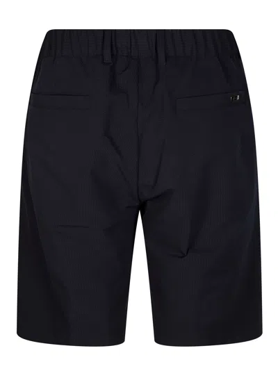 Herno Shorts In Seer-crease In Blue
