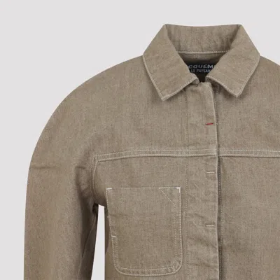 Jacquemus Mini Cargo Jacket In Brown