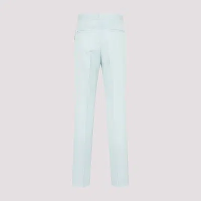 Jil Sander Tailored Wool Pants In Blue